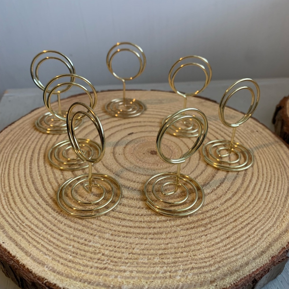 Gold Table Place Cards - Picture 2 of 7